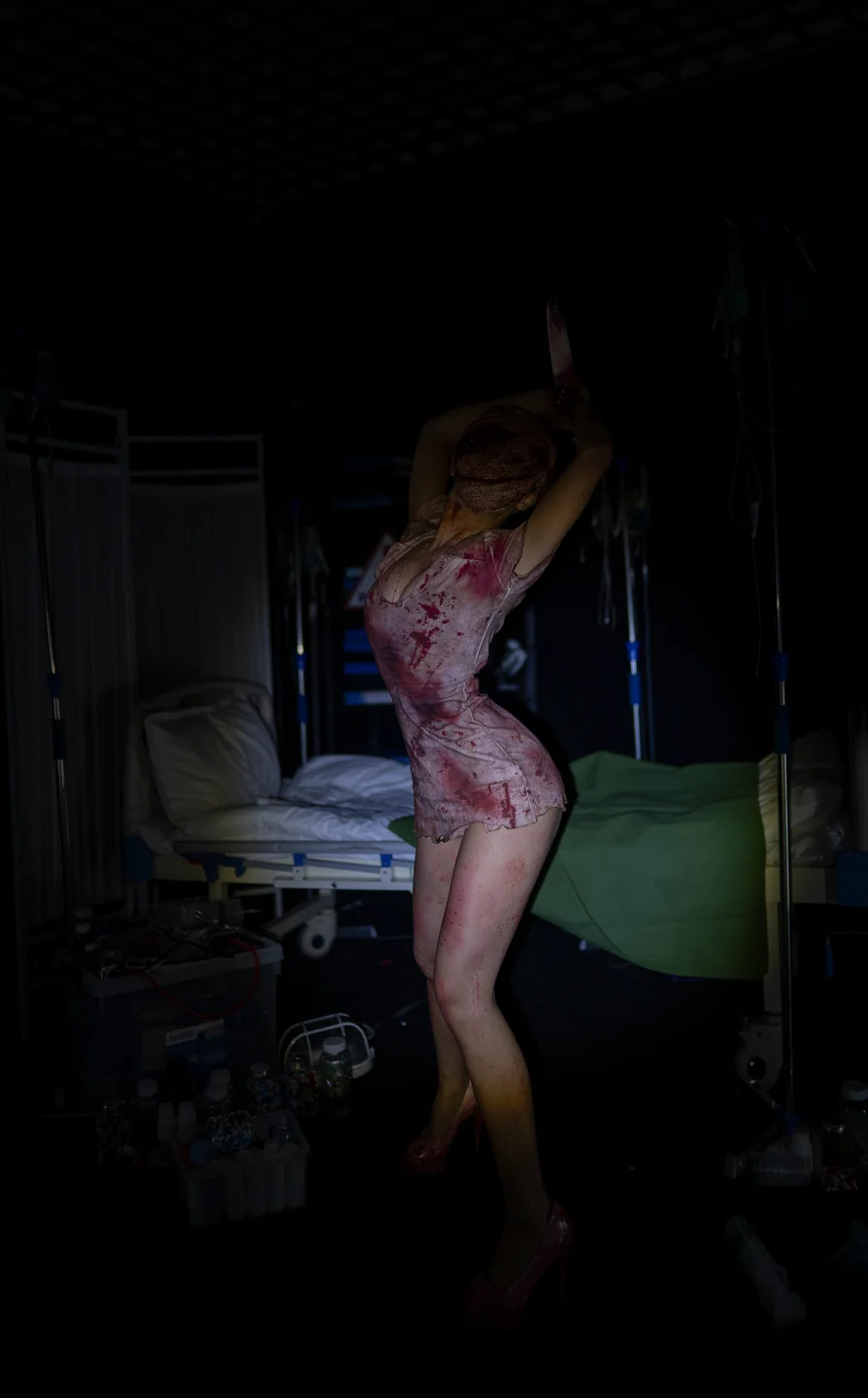 Bangni邦尼 - No.070 寂静岭护士 [90P,4V-1.19GB] tg@simisebaisi 【丝足阁】026.webp